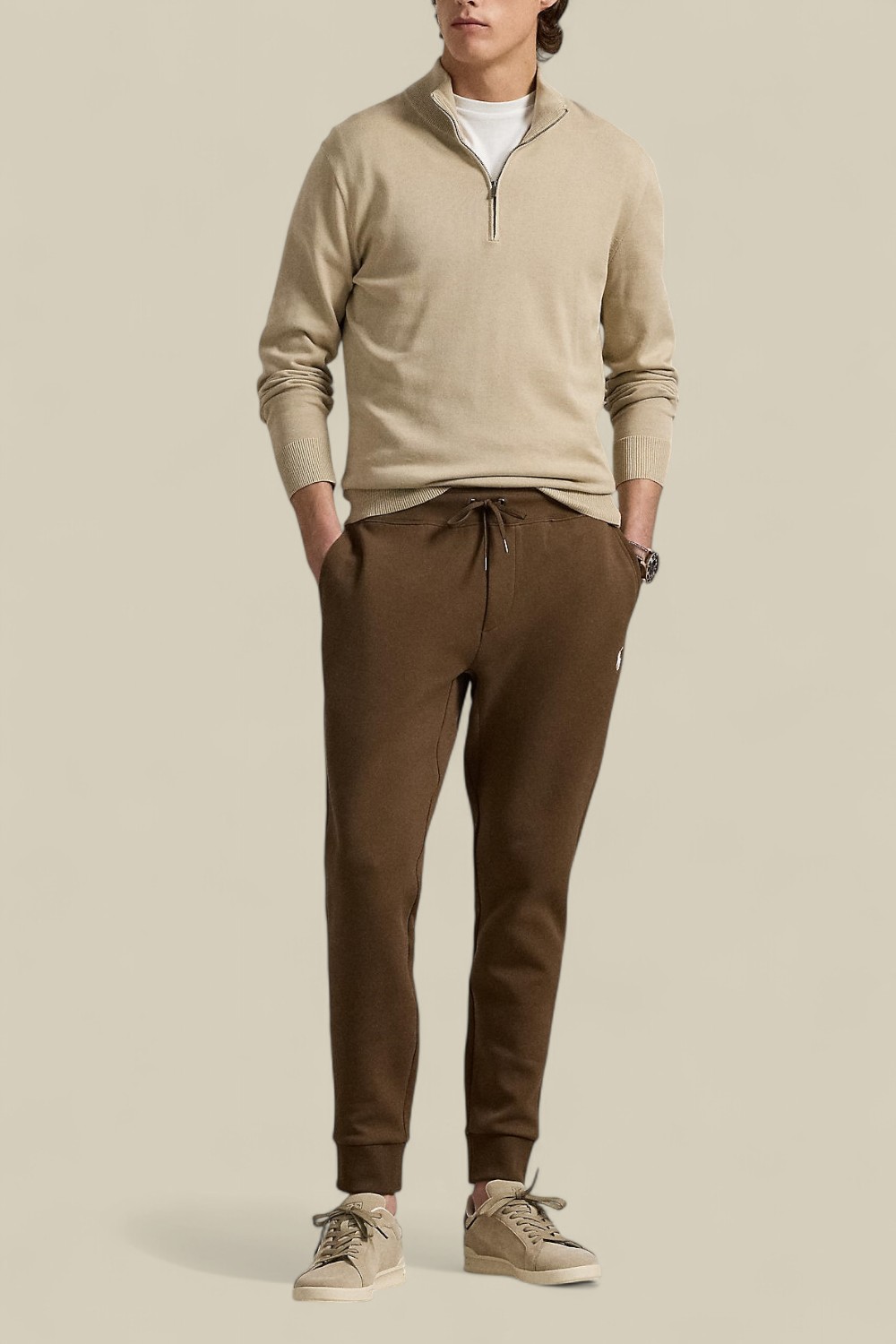 תמונת כל הלוק של מכנסי ג'וג סלים פיט